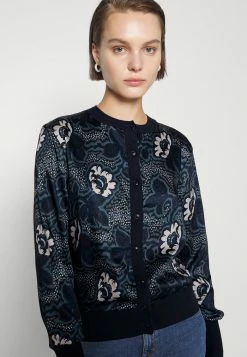 Ted Baker RYVIAD PRINTED FRONT - Cardigan - Navy -Ted BakerSales 03a08f7635ab412bbd70d3e726eaaf41