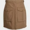 Ted Baker LAIGHA - Mini Skirt - Brown