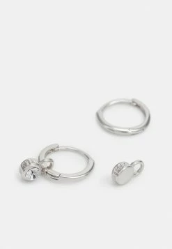 Ted Baker SINALAA HUGGIE - Earrings - Silver-coloured/clear -Ted BakerSales 19a8471beec943268fef0f6293c65ce0
