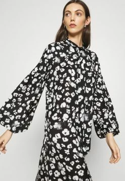 Ted Baker WILMY LONGLINE PUSSY BOW DRESS - Day Dress - Black -Ted BakerSales 1bc3e31faea54daeb18fb1699788ece8