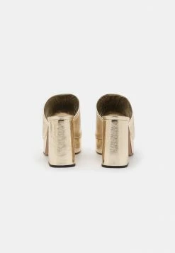 Ted Baker DELTINO - Heeled Mules - Gold -Ted BakerSales 1c6fa047db9c44cc9469703cff6ba897