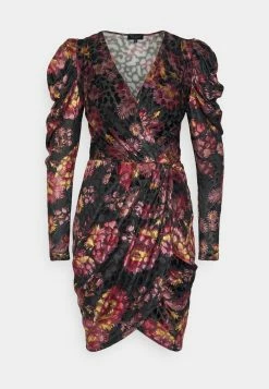 Ted Baker JAYN DEVORE WRAP DRESS - Day Dress - Black 4 Ted Baker JAYN DEVORE WRAP DRESS - Day Dress - Black -Ted BakerSales 1e3fd6b1d45440e1a27914fafa386094