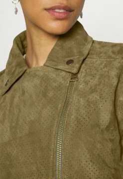 Ted Baker LOUIEY - Leather Jacket - Mid-green -Ted BakerSales 1f6573ba183845ee97b9a6048a98ccd2