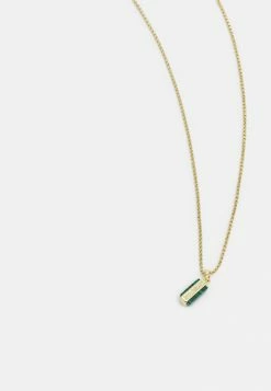 Ted Baker GIANNI BAR PENDANT - Necklace - Gold-coloured/green -Ted BakerSales 36184a8df6134b4a90550000740d14e3
