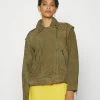 Ted Baker LOUIEY - Leather Jacket - Mid-green