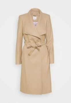 Ted Baker ROSE WRAP COAT WITH SHOULDER PANELS - Classic Coat - Camel -Ted BakerSales 3f73d157c7d14d5fb64ec95b515895a8