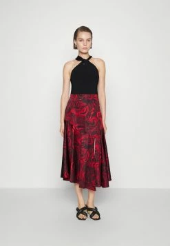 Ted Baker ROSIEO KNIT BODICE TWIST NECK MIDI DRESS - Occasion Wear - Black