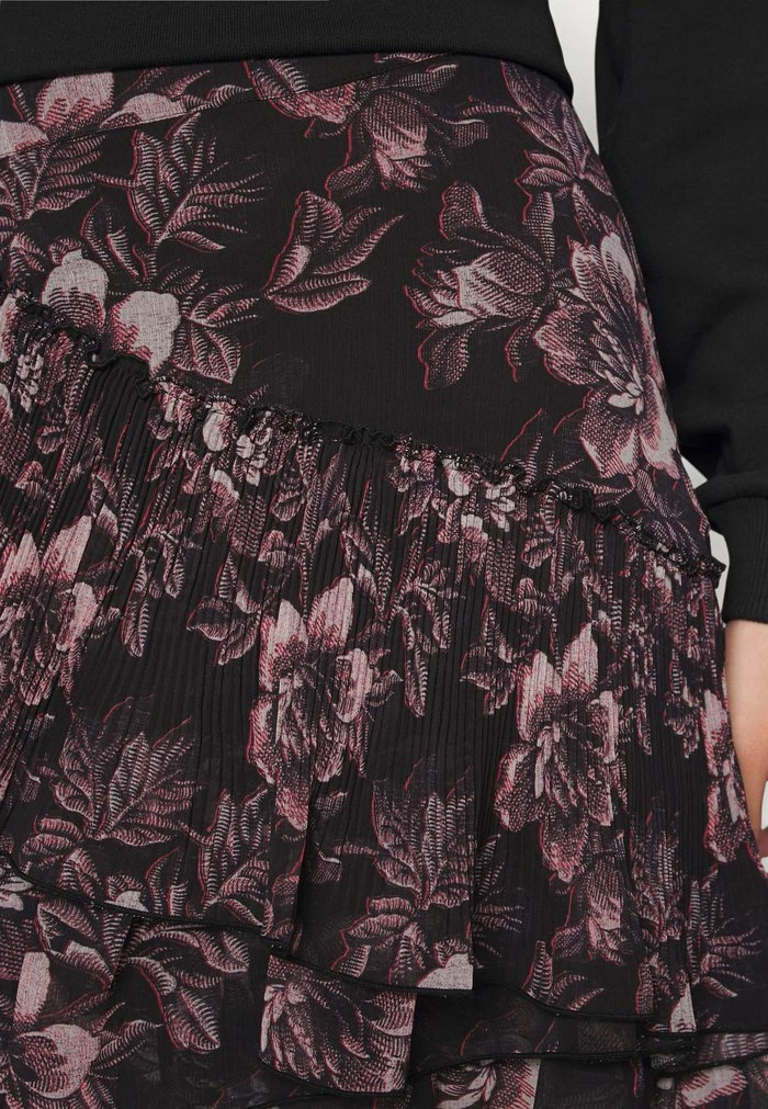 GULIETT ASYMMETRIC TIERED MINI SKIRT - Mini skirt - black Ted Baker GULIETT ASYMMETRIC TIERED MINI SKIRT - Mini Skirt - Black -Ted BakerSales 3f998f5faa72420a970a188ef65bc980