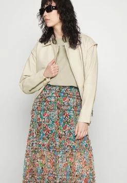 Ted Baker VALERII - Leather Jacket - Ivory -Ted BakerSales 40bce122545d46d7991eda7860bb7853