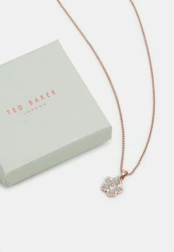 Ted Baker LILEA MAGNOLIA LILLIFORA SMALL PENDANT - Necklace - Rose Gold-coloured/silver-coloured -Ted BakerSales 40c0ce1b53fe419a91ab946da50a3dda