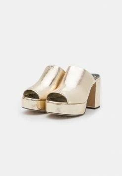 Ted Baker DELTINO - Heeled Mules - Gold -Ted BakerSales 54ed45a80fd2439da318c56b287fcc8a