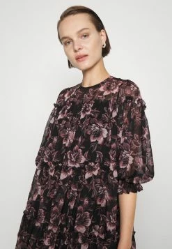Ted Baker BARNABE PRINTED TIERED MINI SWING DRESS - Day Dress - Black -Ted BakerSales 55bdfe0d313d4dcc897847d5a5dd8da2