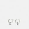 Ted Baker SINALAA HUGGIE - Earrings - Silver-coloured/clear