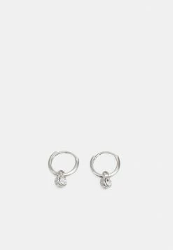 Ted Baker SINALAA HUGGIE - Earrings - Silver-coloured/clear