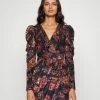 Ted Baker JAYN DEVORE WRAP DRESS - Day Dress - Black