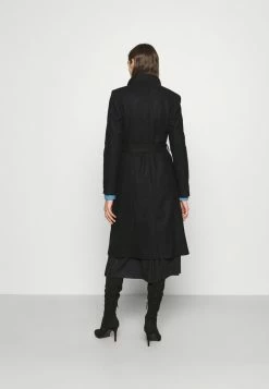 Ted Baker ROSE WRAP COAT WITH SHOULDER PANELS - Classic Coat - Black -Ted BakerSales 62ba09289e8e486fb85d7ead6903a451