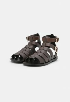 Ted Baker GRAYCEY - Ankle Cuff Sandals - Dark Brown -Ted BakerSales 641dc2aa8aaa422d94d2a8fa30588dbf