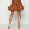 Ted Baker STAYSEY - Mini Skirt - Brown