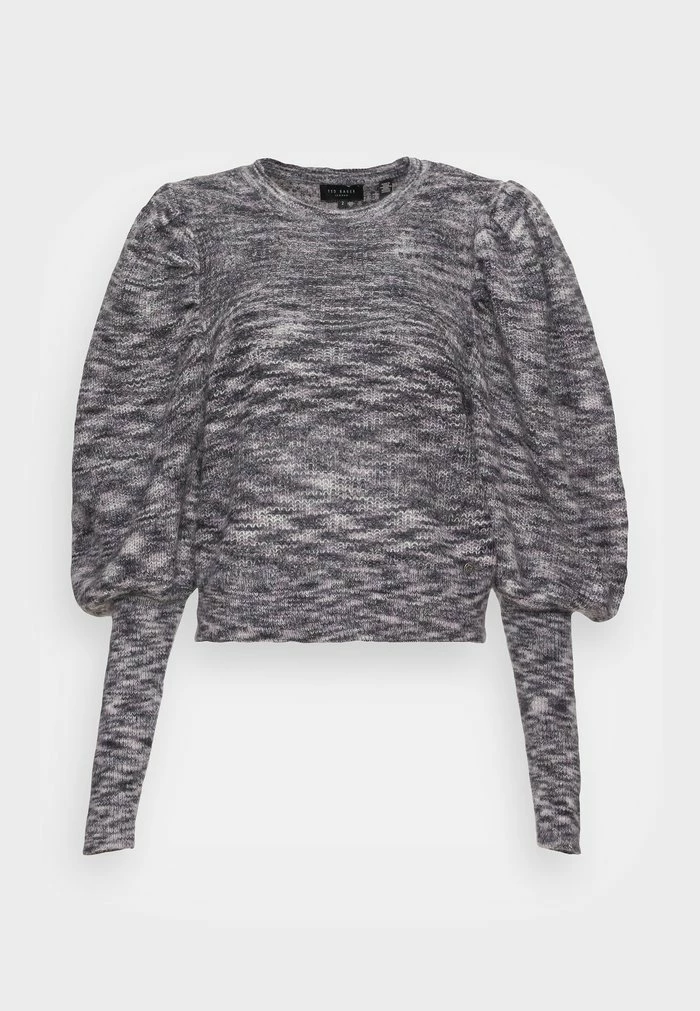 VALMA EXTREME SLEEVE SWEATER - Jumper - dark grey Ted Baker VALMA EXTREME SLEEVE SWEATER - Jumper - Dark Grey -Ted BakerSales 6fc6e3122bd84699aec3da15fda139a1