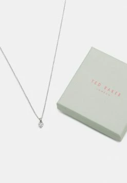 Ted Baker NEENO NANO HEART PENDANT - Necklace - Silver-coloured/clear -Ted BakerSales 8688294bba1b4fe39f85b60e39f6b59d