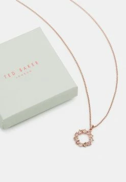 Ted Baker CRESAR HOOP PENDANT - Necklace - Rose Gold-coloured/pink Multi -Ted BakerSales 8a831c1f3f194d60902013d4a3156c05