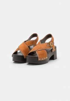 Ted Baker JORANI - Clogs - Dark Tan -Ted BakerSales 8aff306e9ec84651a5dd638201485730