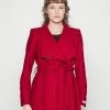 Ted Baker ROSESS SHORT WRAP COAT - Short Coat - Deep Pink