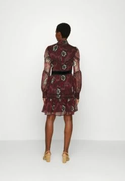 Ted Baker CORIEY LADDER TRIM INSERT HIGH NECK DRESS - Day Dress - Red -Ted BakerSales 918791b53f284bc89056113c24dea464