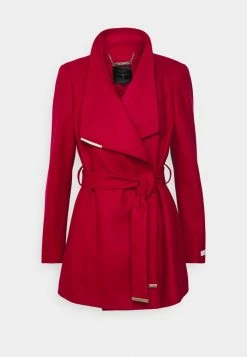 Ted Baker ROSESS SHORT WRAP COAT - Short Coat - Deep Pink -Ted BakerSales 9dec5bef7d5c4acda72198c68b749a4f