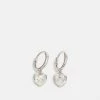 Ted Baker HANNIY CRYSTAL HEART EARRING - Earrings - Silver-coloured/crystal