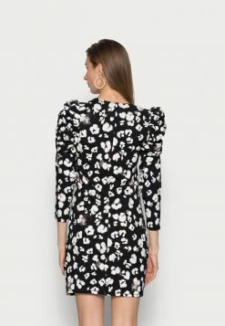 Ted Baker FLORAIN NECK PRINTED DRESS - Day Dress - Black -Ted BakerSales b4e272b17a4748d4b7486747c466496e