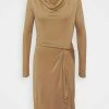 Ted Baker NEYDA - Jersey Dress - Camel