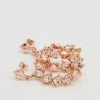 Ted Baker CRISSTY LARGE HOOP DROP EARRING - Earrings - Rose Gold-coloured/pink