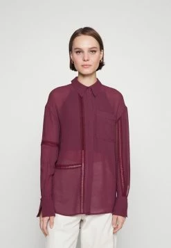 Ted Baker AGNISS LONGLINE - Button-down Blouse - Purple