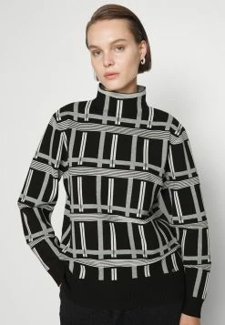 Ted Baker DYIANA OVERSIZED CHECK SWEATER - Jumper - Black -Ted BakerSales caa0f9a6448e4bdfb8faf7961ec59541