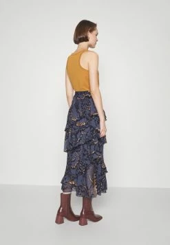 Ted Baker FURELA ASYMMETRIC TIERED SKIRT - A-line Skirt - Navy -Ted BakerSales ccccc05f8cff4e12b36c630ff748c982