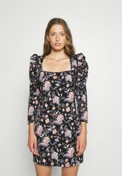 Ted Baker DRACENA SQUARE NECK DRESS - Jersey Dress - Black