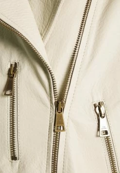 Ted Baker VALERII - Leather Jacket - Ivory -Ted BakerSales d6b0b3f6f87647318e1a8c549e25b7d7