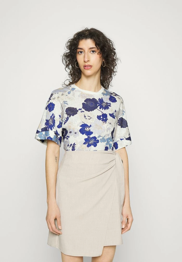 KYLEA - Print T-shirt - blue Ted Baker KYLEA - Print T-shirt - Blue -Ted BakerSales da921790ad5248e18de5204faf8c0409