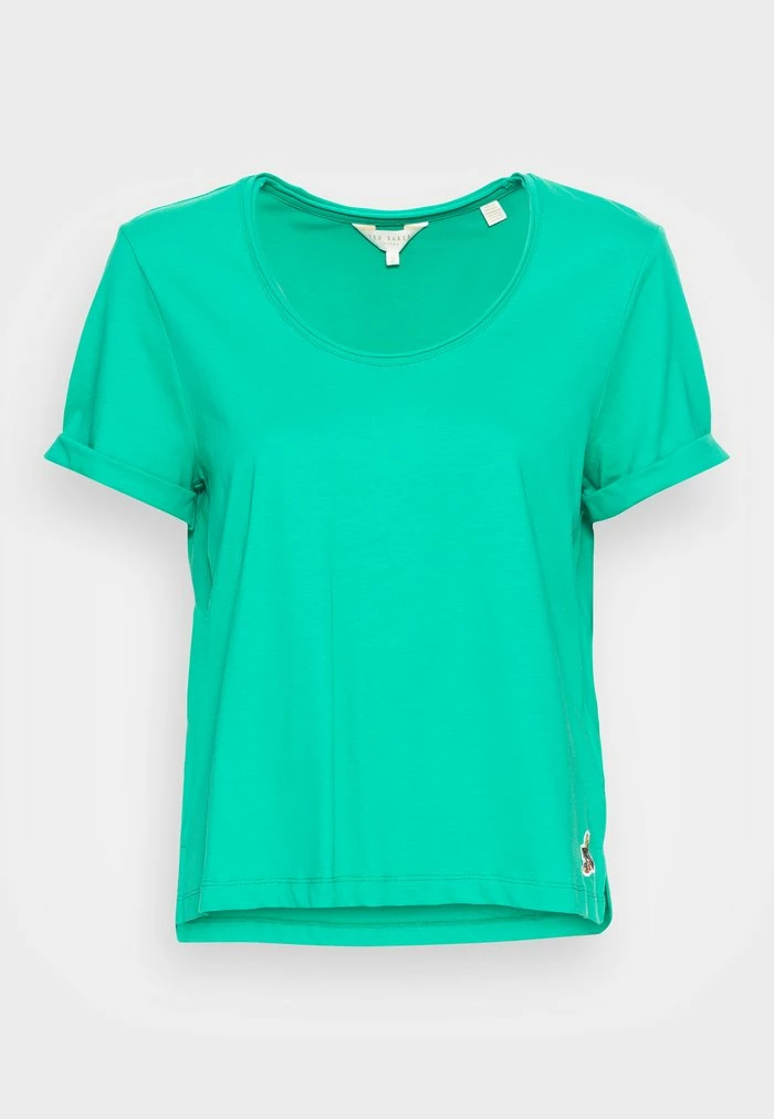 MIARNA - Basic T-shirt - mid green Ted Baker MIARNA - Basic T-shirt - Mid Green -Ted BakerSales fe7fbac5cc344f828b0c5922d4aeff0c