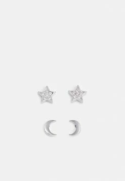 Ted Baker MOANNY PAVE STAR CRESCENT MOON EARRING GIFT 2 PACK - Earrings - Silver-coloured